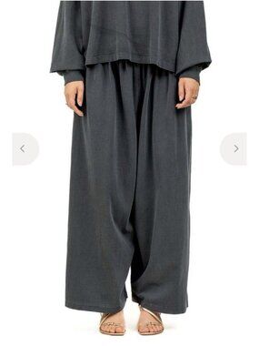 Toit Volant Aretha Pants Wide Leg Women’s Sz XS/S Gray Grey Comfy Casual